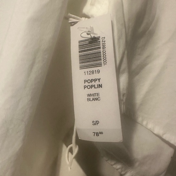 Sunday Best by Aritzia Poppy Poplin shit BNWT - Picture 4 of 7